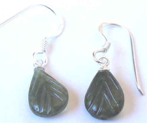 925 Sterling Silver and Genuine Turmalines Earrings