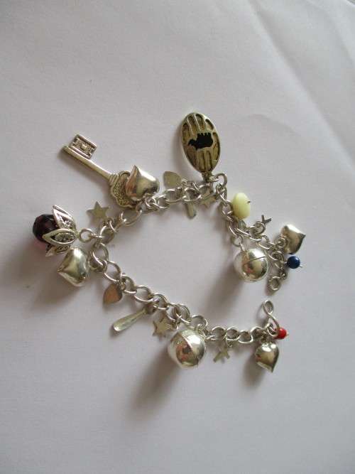 925 Sterling Silver Charms Bracelet