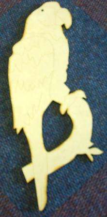 Parrot - Small ( Wooden ) 380 x 160 x 6 mm