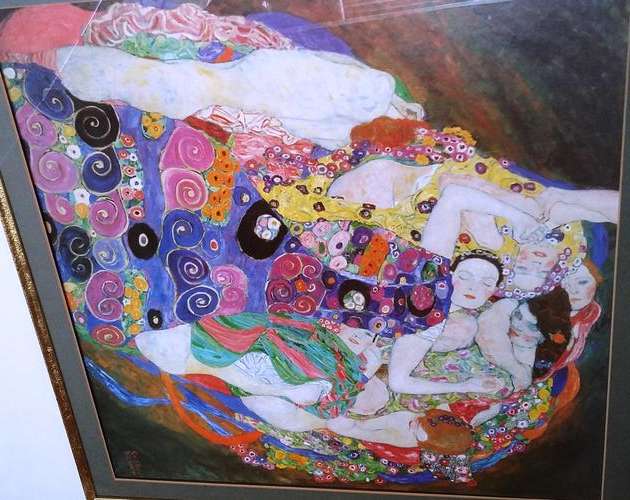 Gustav Klimt print - The Maiden
