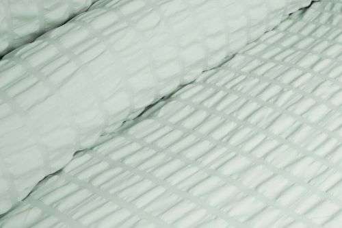 Luxury Arrivals stunning**WOW*Seersucker**Ruffle-Pleated-Duvet Cover Set*colur:pistachio