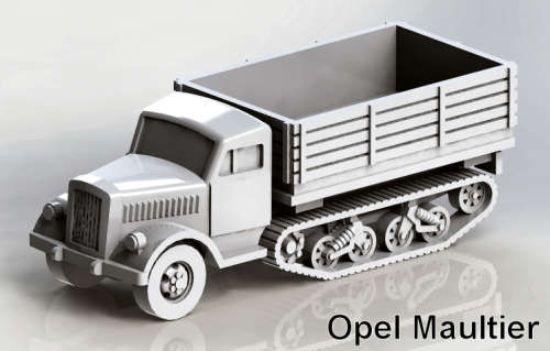 1:100 Scale - Opel Maultier