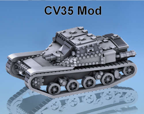 1:87 Scale - CV-35 Mod
