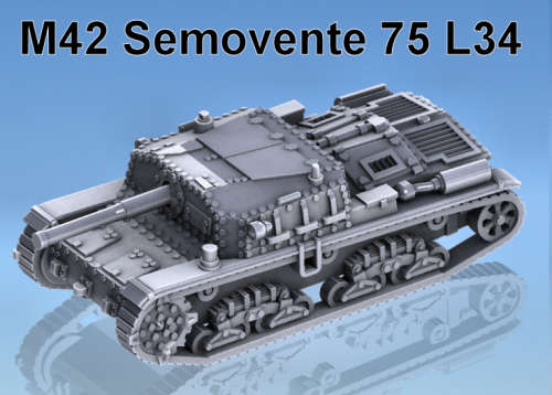 1:100 Scale - M42 Semovente 75 L34 - Guides