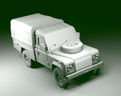 1:87 Scale - Land Rover 110 High Capacity Closed