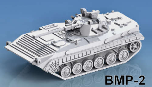 1:87 Scale - BMP 2 Old Skirts With Normal Turret