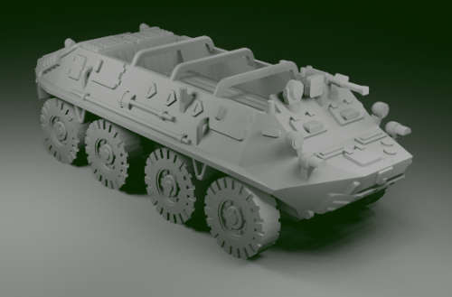 1:87 Scale - BTR60P - Open MG