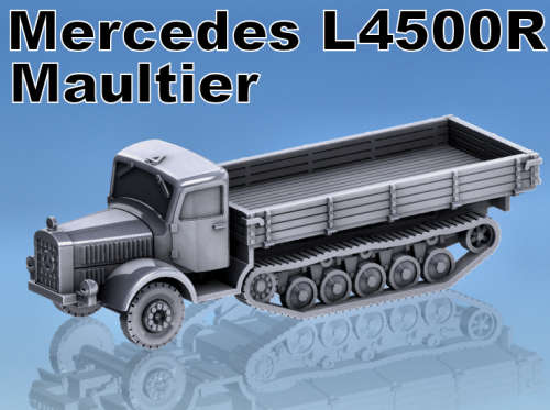 1:100 Scale - Mercedes L4500 R Maultier