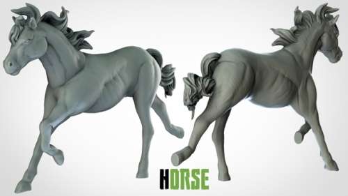 1:72 Scale - Horse (2 Pack)