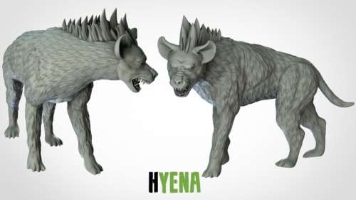 1:87 Scale - Hyena (5 Pack)