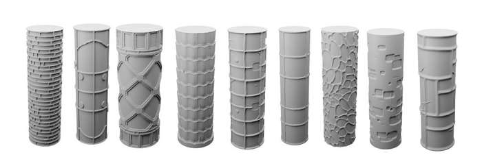 Textured Rollers Set 5