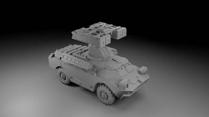 1:87 Scale - BRDM-2 AT-9 Gaskin - Late - Spare Missiles