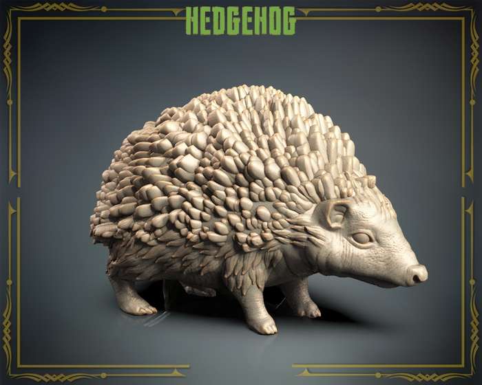 Animals Set 3 - Hedgehog (2 Pack)
