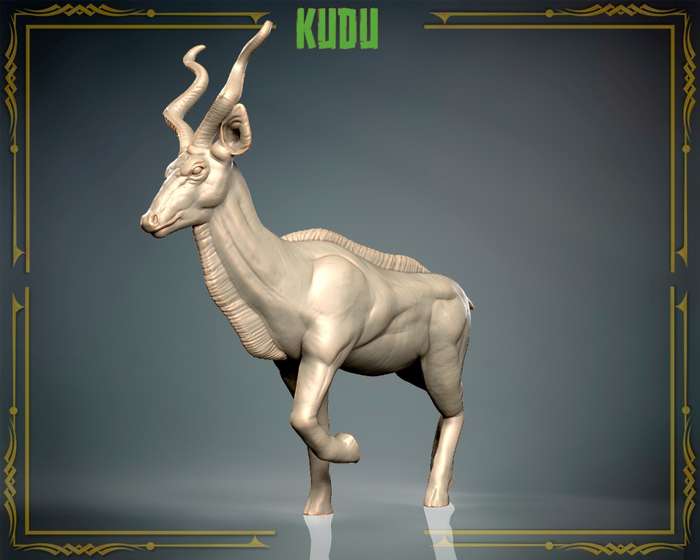 Animals Set 3 - 1:72 Scale - Kudu (5 Pack)