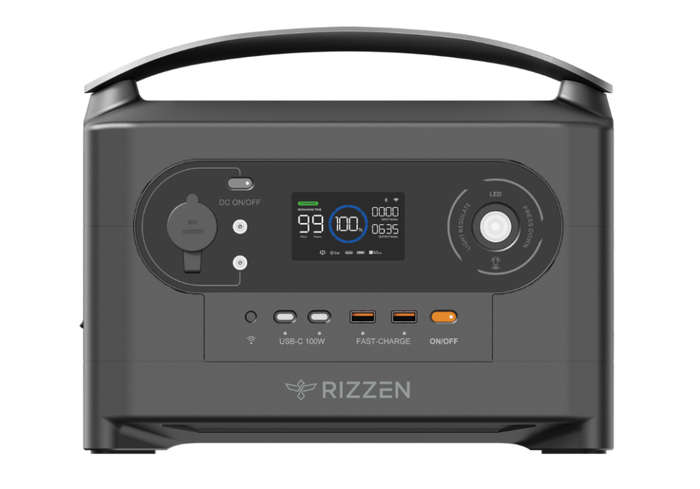 Rizzen 700W Power Station | 720Wh | In-Line UPS & 1.5h Fast Charging