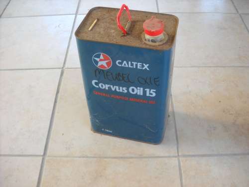 Oil Can :  CALTEX OIL 5 LITER
