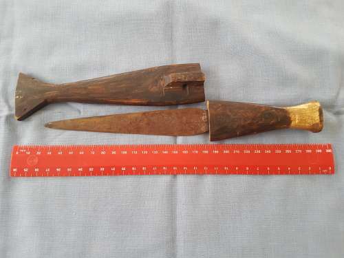 Ovambo Ndoro African Tribal Knife / Dagger (30cm)