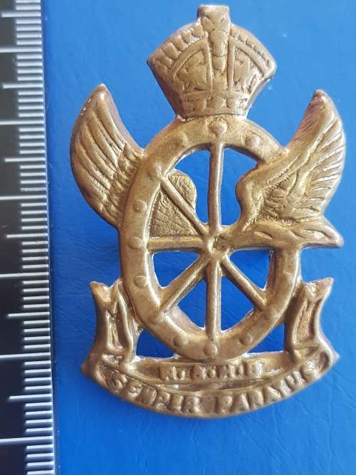 SADF - SA MILITARY -  SA RAILWAY & HARBOUR BRIGADE BADGE