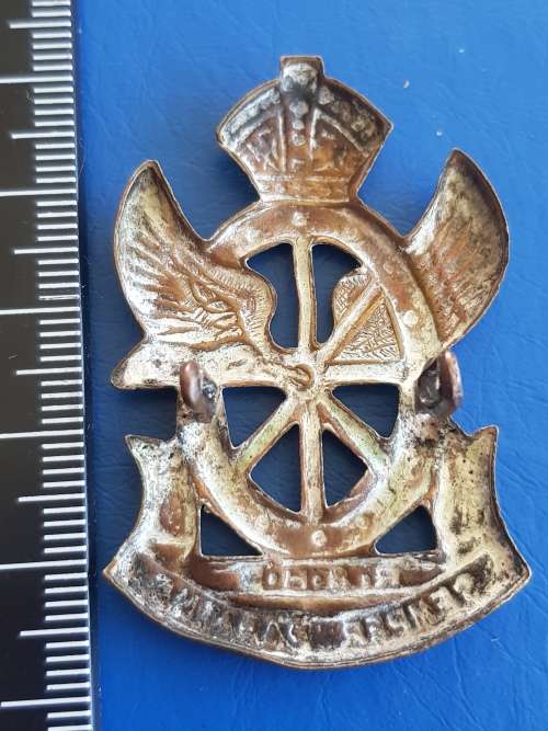 SADF - SA MILITARY -  SA RAILWAY & HARBOUR BRIGADE BADGE