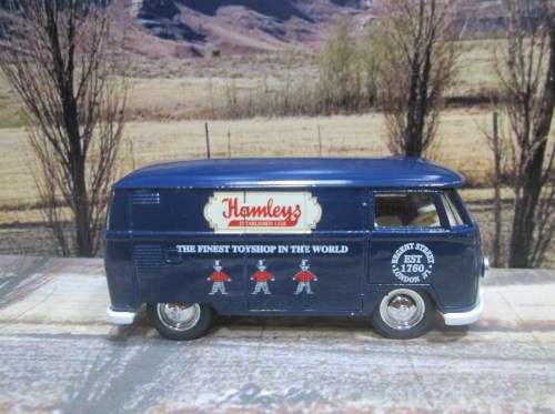 RARE LLEDO NO DG73012 - 1955  VW TRANSPORTER  VAN ` HAMLEYS TOYSHOP  `    MINT  - BOXED