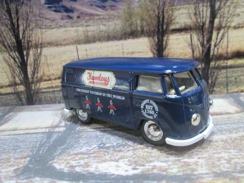 RARE LLEDO NO DG73012 - 1955  VW TRANSPORTER  VAN ` HAMLEYS TOYSHOP  `    MINT  - BOXED