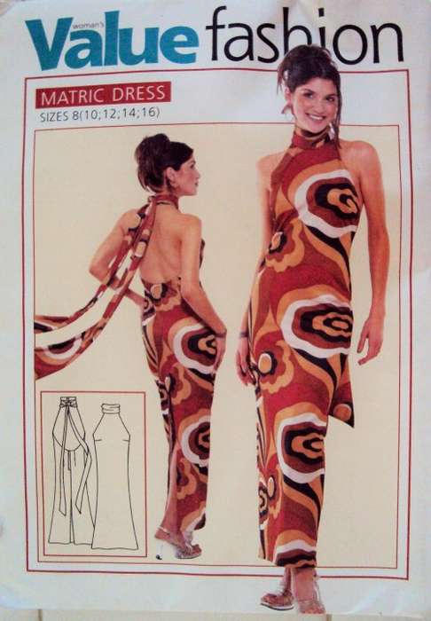 Value Fashion Matric dress Size 8-16 (uncut, still sealed sewing pattern)