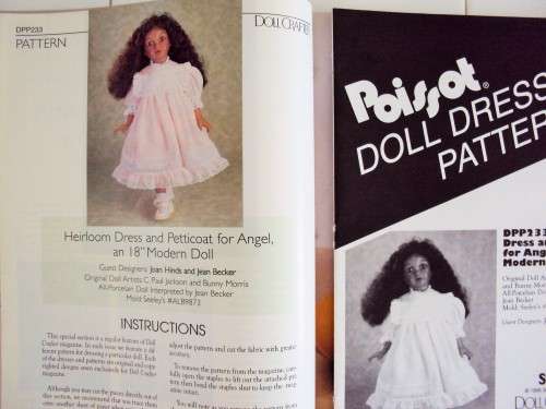 Doll Crafter OCT 1995  PLUS FREE full size pattern for doll's outfit