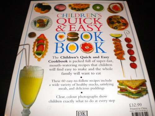 Quick & easy cook book for children