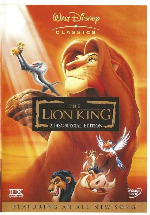 The Lion King 2disc special edition dvd