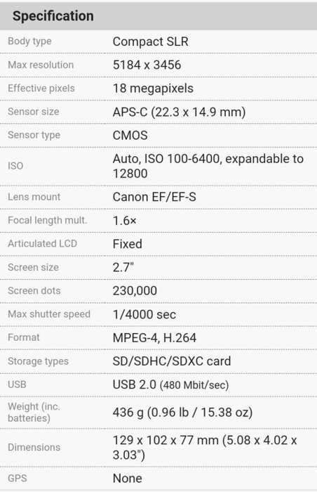 Canon EOS 4000D