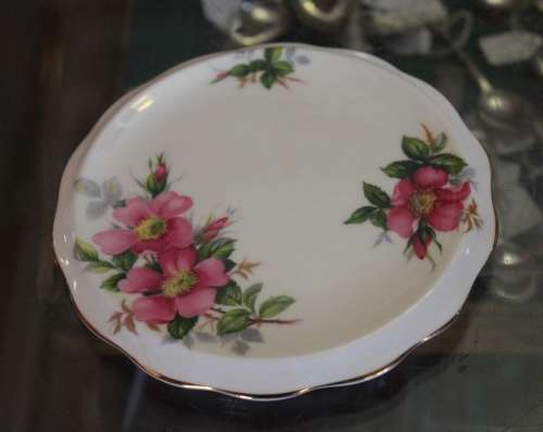 Royal Albert Prairie Rose Pattern Tea Stand.
