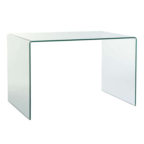 Desk - solid glass desk from @home