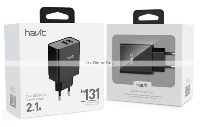 Havit Dual Port 2.1A USB Wall Charger
