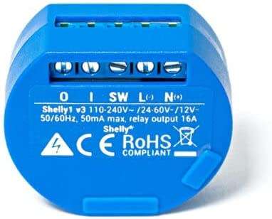 Shelly 1 Wi-Fi Relay Switch 16A