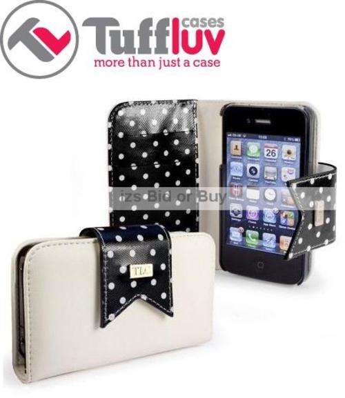 Tuff-Luv Polka iPhone4/4s Purse Phone Case ***WOW***