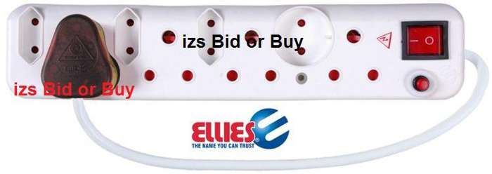8 Way Multiplug with Surge Protection ***R20 000 Warranty***