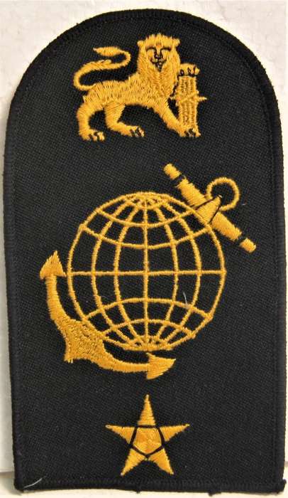 OLD S.A. MARINES WINTER TUNIC MUSTERING BADGE - UNUSED
