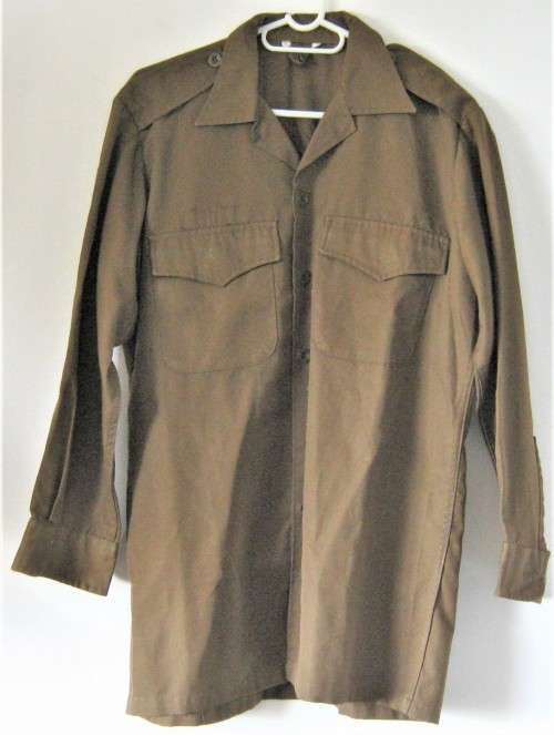 OLD SADF NUTRIA LONG SLEEVE SHIRT SIZE MEDIUM/LARGE  - VERY GOOD USED CONDITION