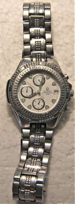 VINTAGE LUCENT CHRONOGRAPH MENS WATCH - UNTESTED