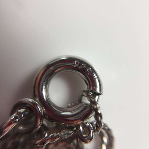 GENUINE DARK RED GARNET AND CITRINE 925 SILVER NECKLACE