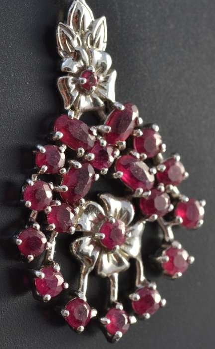 REAL RUBY 925 SILVER PENDANT