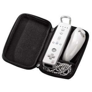 Wii Remote and Nunchuck Controller Carry Bag - Black - Brand New and Sealed