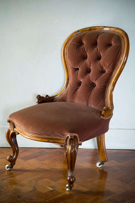 Victorian Rosewood Chaise Longue & Parlor Chair OWNER RELOCATING