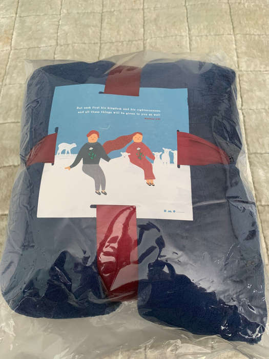 Blue Fleece Blanket