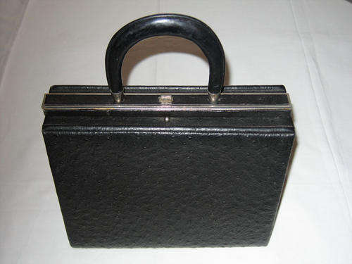 Vintage Ostrich Leather Handbag