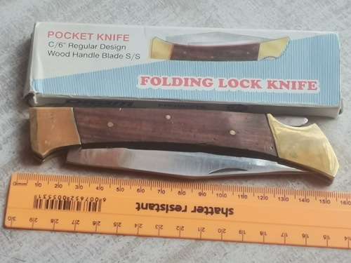 VINTAGE 6` STAINLESS STEEL POCKET KNIFE