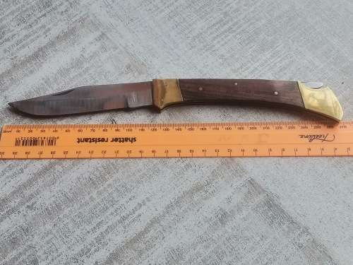 VINTAGE 6` STAINLESS STEEL POCKET KNIFE