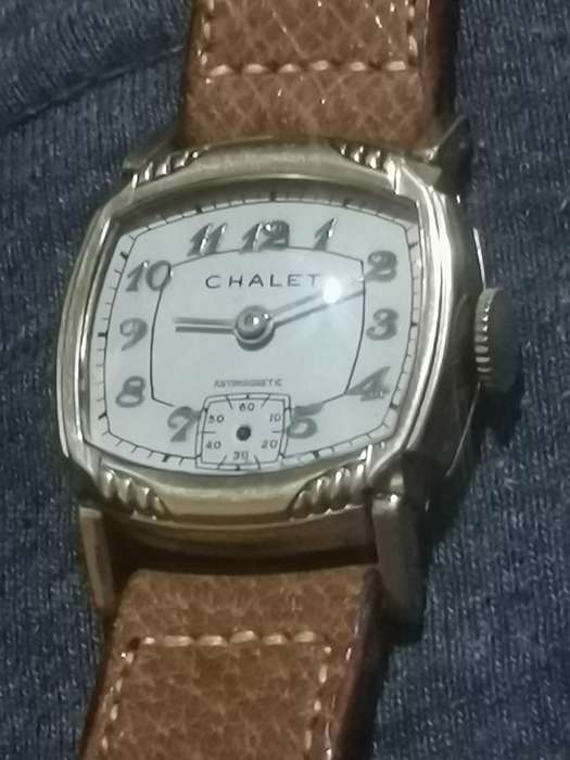 LADIES VINTAGE MID-CENTURY CHALET 10K RGP GOLD AUTOMATIC WATCH IN EXCELLENT WORKING CONDITION