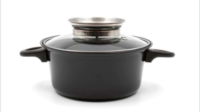 NEW ALPINE GREY 19 PIECE IRON NON STICK COOKWARE POT SET - BLACK
