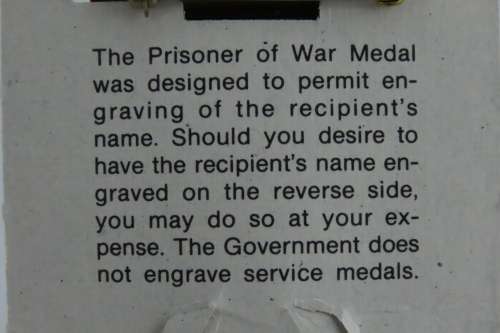 Prisoner of War Medal, in original box with Ribbon and Bar, USA POW Medal